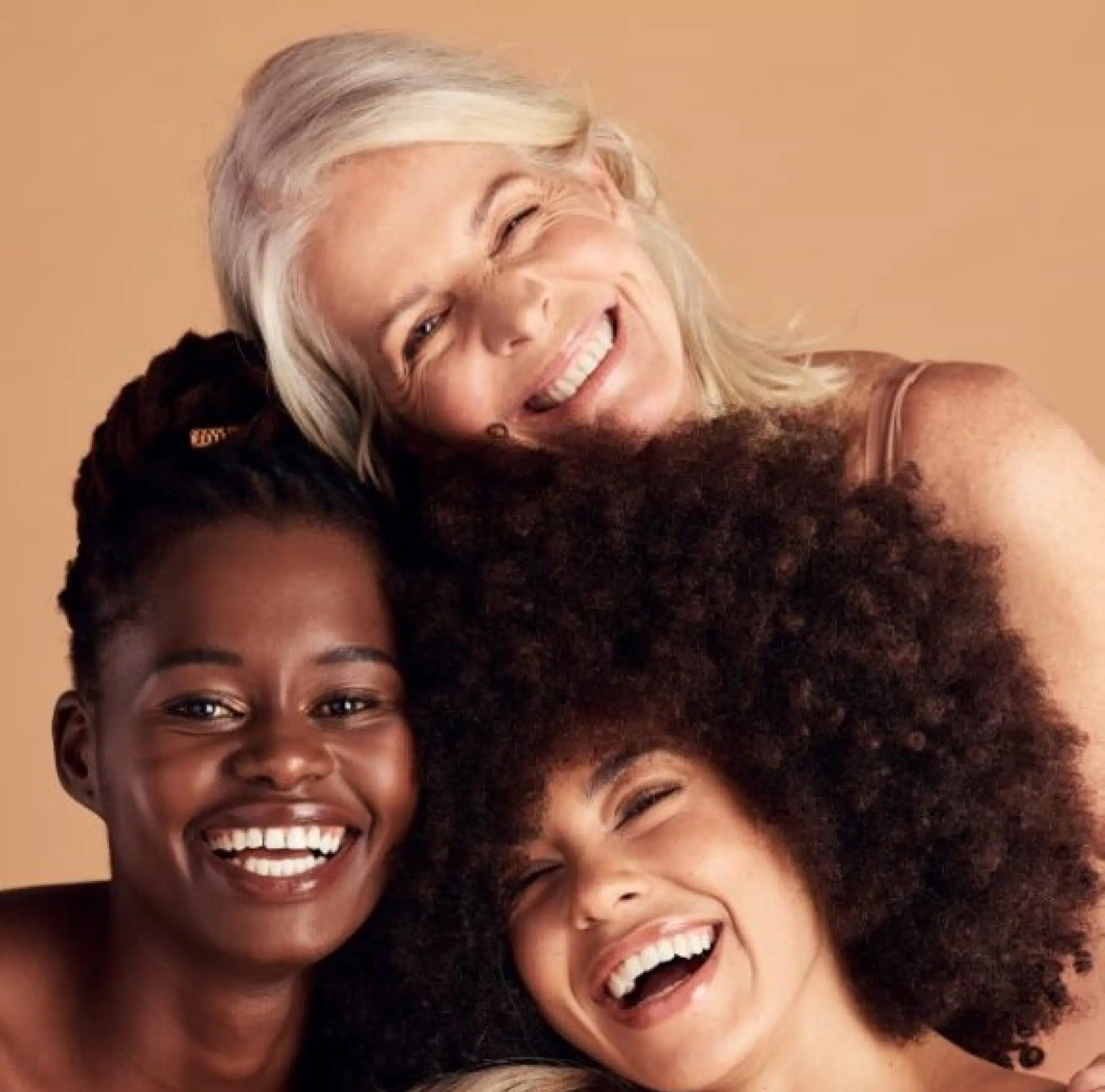 Women laughing together